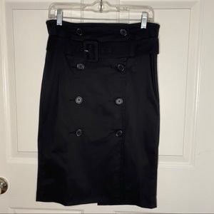 Benetton black pencil skirt
